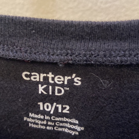 OshKosh Bgosh black and gold speckled shirt - Picture 2 of 3